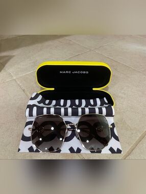 Marc Jacobs MARC 730/S Gold Octagon Sunglasses